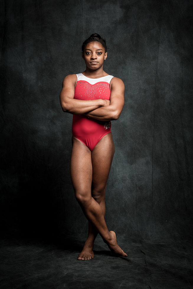 BuzzFeed photo shoot with Olympic Gymnast Simone Biles.